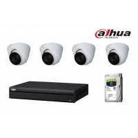 Dahua 6MP HDCVI cameras package with installation